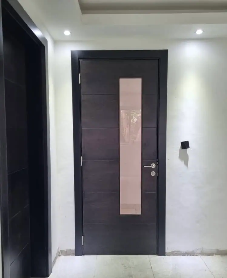 Custom flush door made by Nova Doors in Accra, Ghana