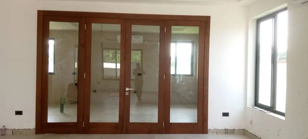 Full glass door made by Nova Doors in Accra, Ghana (photo 1 of 9)