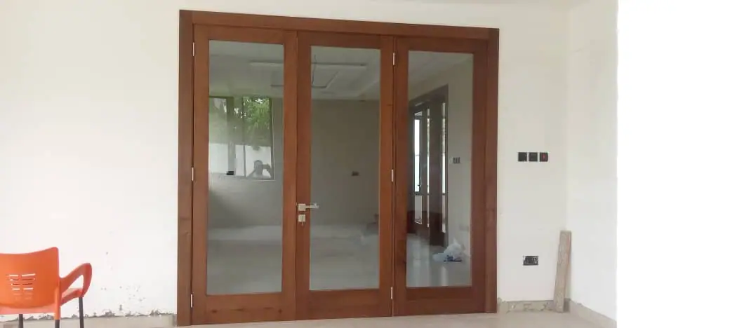 Full glass door made by Nova Doors in Accra, Ghana (photo 7 of 9)