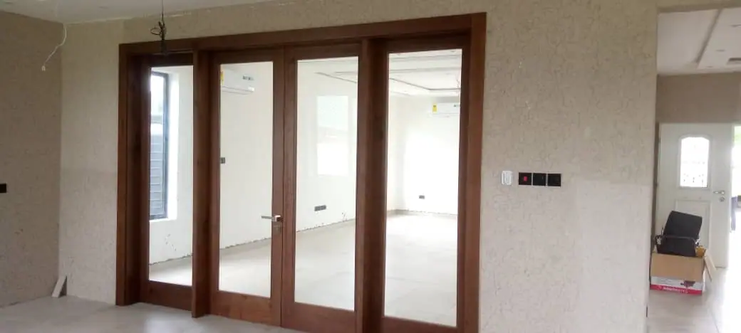 Full glass door made by Nova Doors in Accra, Ghana (photo 8 of 9)