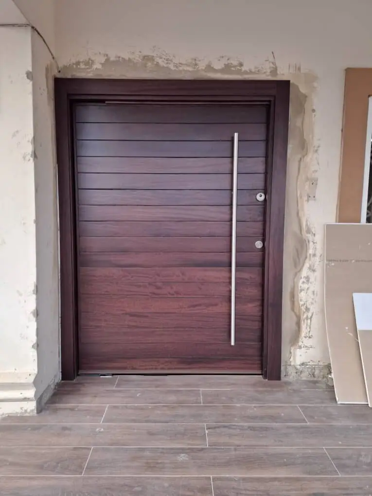 Pivot door made by Nova Doors in Accra, Ghana (photo 10 of 31)