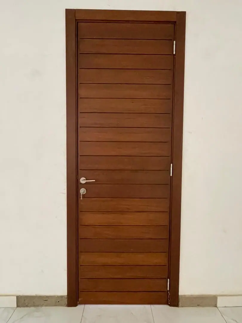 Solid wood door made by Nova Doors in Accra, Ghana (photo 3 of 13)