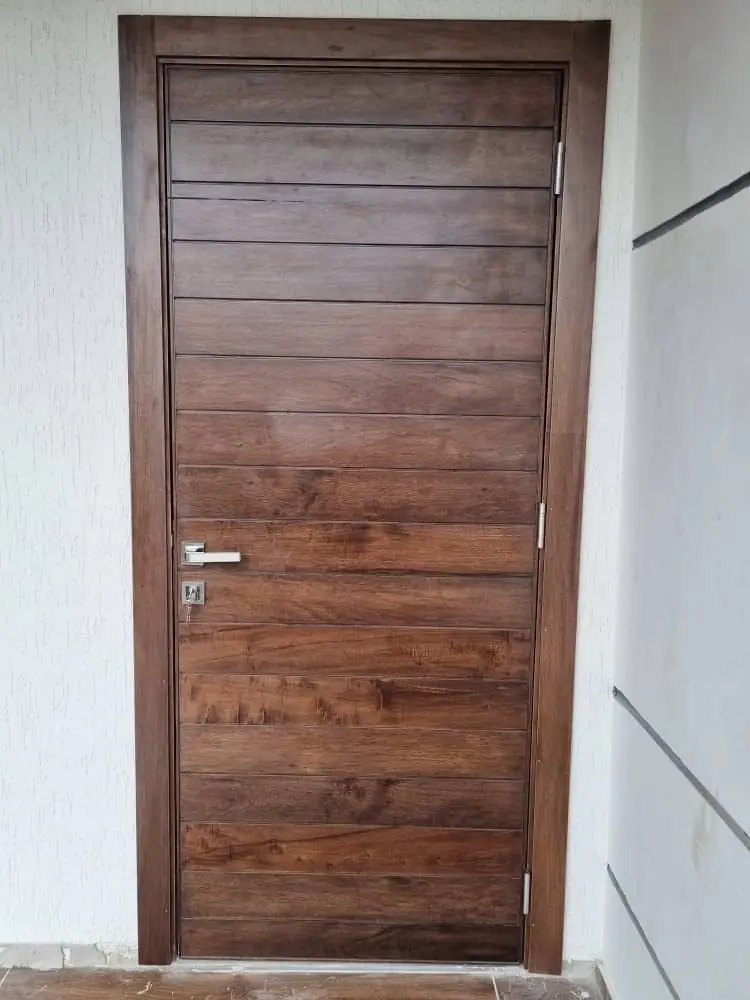 Solid wood door made by Nova Doors in Accra, Ghana (photo 4 of 13)
