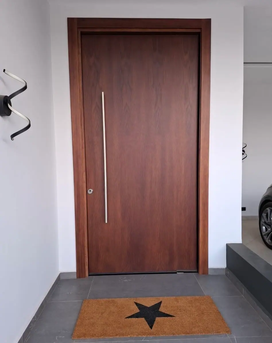 Solid wood door made by Nova Doors in Accra, Ghana (photo 6 of 13)