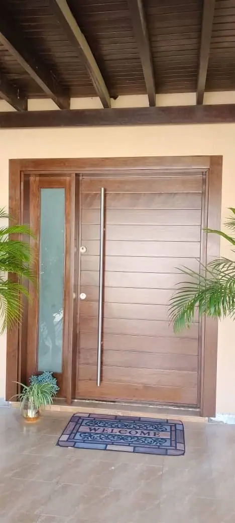 Solid wood door made by Nova Doors in Accra, Ghana (photo 8 of 13)