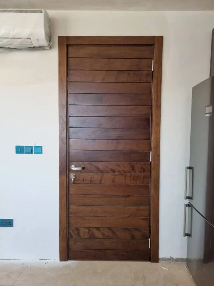 Solid wood door made by Nova Doors in Accra, Ghana (photo 13 of 13)