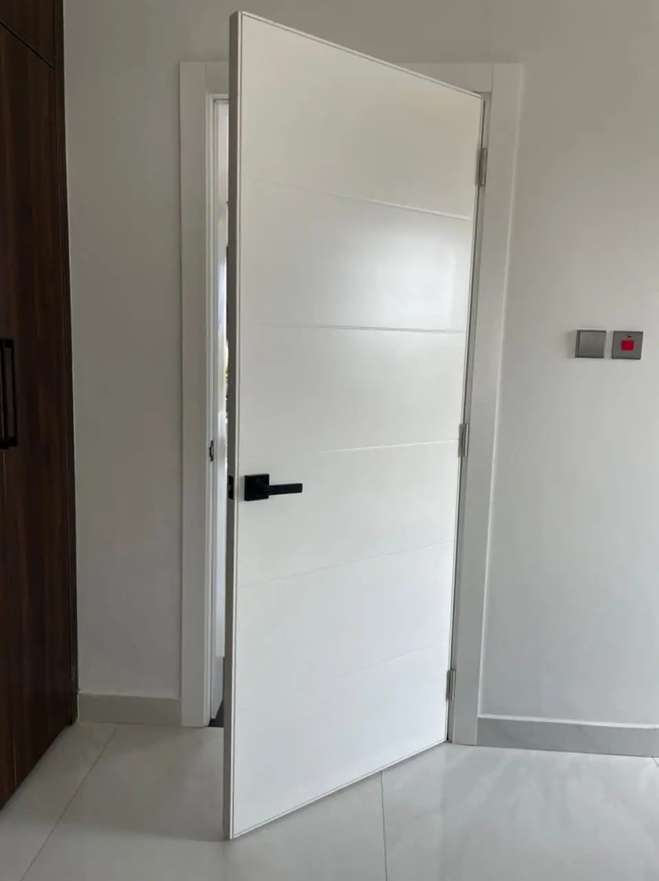 White door made by Nova Doors in Accra, Ghana (photo 8 of 9)